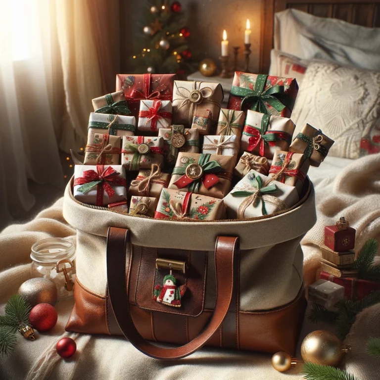 Tasche mit Adventskalender